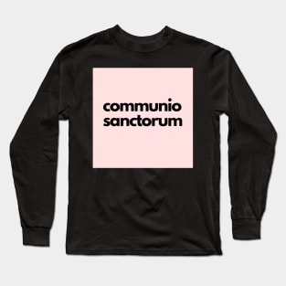 communio sanctorum, pink Long Sleeve T-Shirt